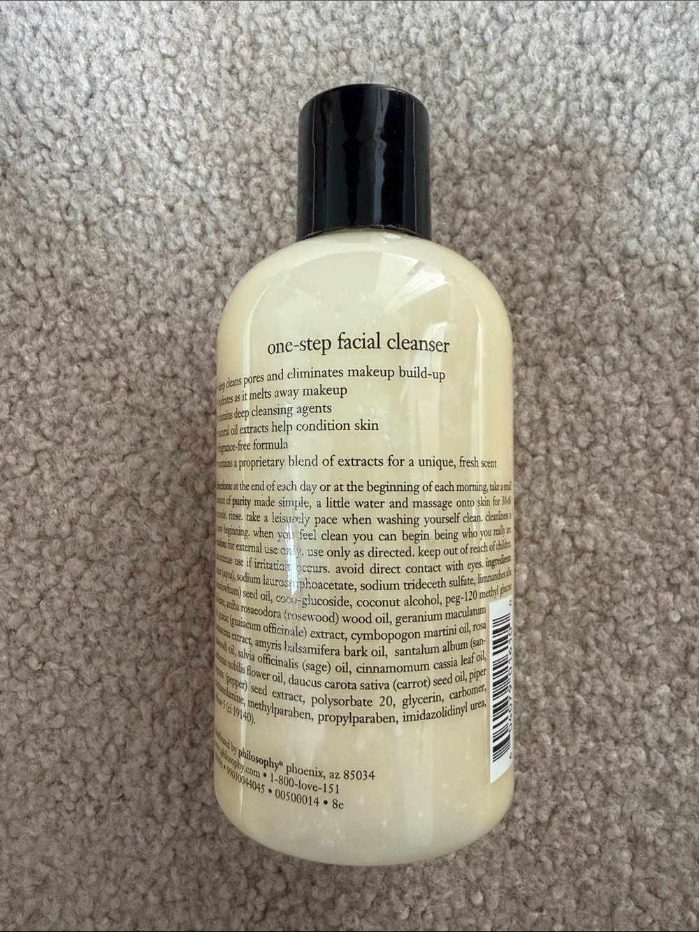 Philosophy Purity One-Step Facial Cleanser - Cream & Black - Picture 2 of 4